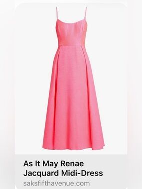 NWT Renae Jacquard Midi Dress